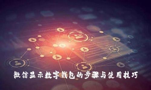 微信显示数字钱包的步骤与使用技巧